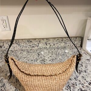 Madewell Straw Shoulder Bag